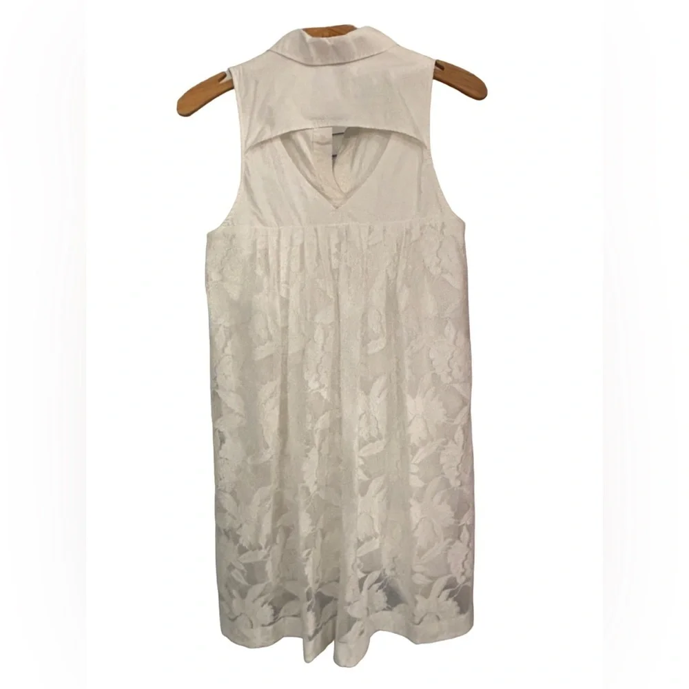 Anthropologie HD in Paris white lace swing dress XS - Picture 3 of 3